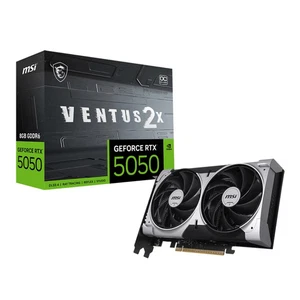 NEW MSI GeForce RTX 5050 8GB VENTUS 2X OC Gaming Graphics Card GDDR6 PCIe 5.0 - Picture 1 of 5