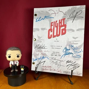Fight Club Skript signiert - Autogramm Nachdrucke - 149 Seiten - Brad Pitt - Bild 1 von 9