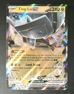 Ting-Lu EX 127/193 2023 Pokemon SV02 Paldea Evolved Double Rare Holo - Picture 1 of 2