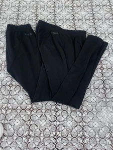 2 Pair Under Armour Cold Gear Base 3.0 Pant Men's Medium Black Fitted Base Layer - Picture 1 of 10