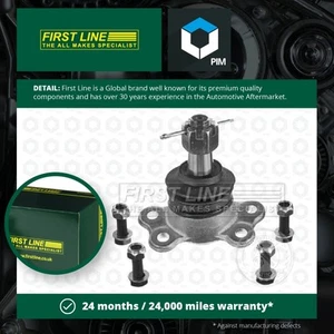 Ball Joint fits SSANGYONG MUSSO FJ 1995 on Suspension Firstline 4443003011 New - Picture 1 of 2