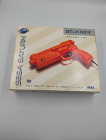 Sega Saturn Orange Stunner Arcade Gun Open Box