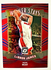 Tarjeta Prizm 2023-24 Donruss Optic LeBron James PÚRPURA #2 ¡El ganador se queda en los Lakers! - Imagen 1 de 3