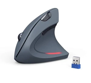 TECKNET Ergonomic Mouse, 4800DPI Wireless Vertical Mouse 6-Button Silent Mice - Picture 1 of 5