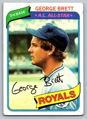 1980 Topps #450 George Brett Kansas City Royals Foto 1 de 3