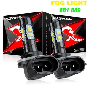 2x 881 LED Fog/Driving Light Bulbs 6000K For 1999-2001 Dodge Ram 1500 2500 3500 - Picture 1 of 11