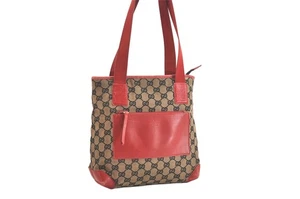 echt GUCCI Schultertasche Tasche Handtasche GG Canvas Leder 0190402 schwarz 2500N - Bild 1 von 10