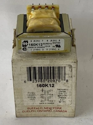Transformador Hammond 160K12 115 V 10 VA Foto 1 de 4