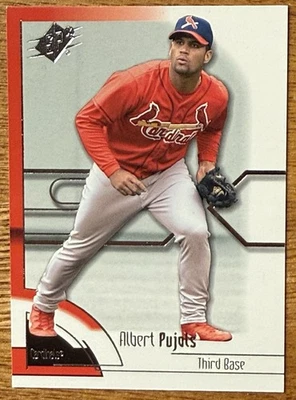Tarjeta de segundo año ALBERT PUJOLS ~ 2002 Upper Deck SPX #52 Future HOFer Foto 1 de 2