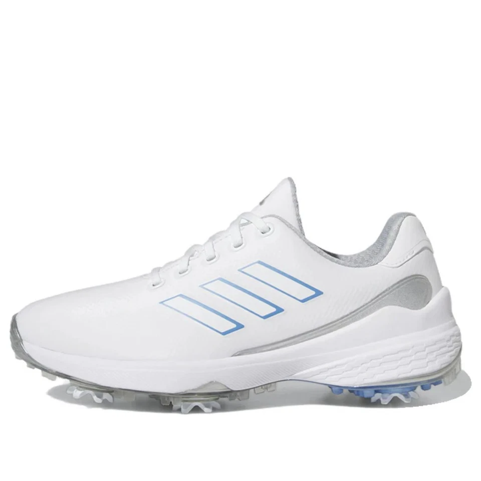 NEW Womens Adidas ZG23 Golf Shoes White / Silver Metallic  / Blue - Pick Size! - Image 1 of 1