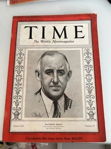 Time May 8, 1933 Magazine Raymond Moley - Picture 1 of 6