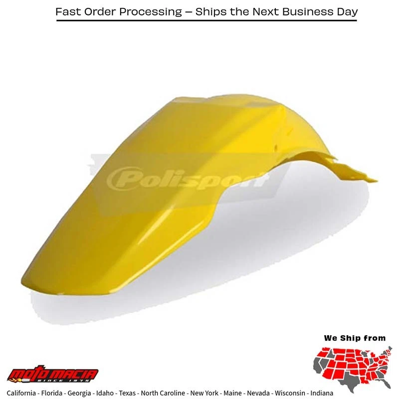 Guardabarros trasero amarillo Suzuki RM125 2001-2008 Suzuki RM250 2001-2008 Foto 1 de 1