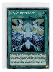 Yu-Gi-Oh! Heavy Interlock Super Rare BODE-DE052 Moderated Played 1. Auflage - Bild 1 von 2
