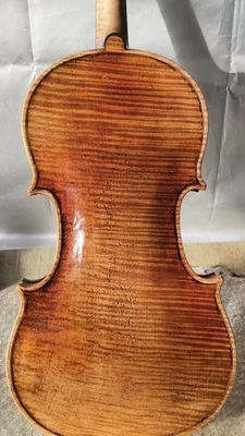 Master 4/4 violin Stradi model 1pc European flamed maple back spruce top N1 - Image 1 of 4