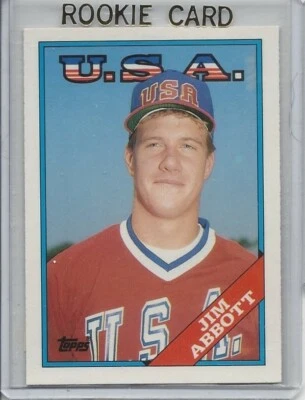Jim Abbott California Angels 1988-89 Rookie Cards  Buy 1-Get ONE FREE - Image 1 of 4