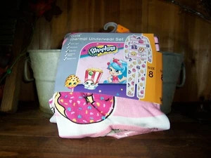 SHOPKINS GIRLS THERMAL SHIRT AND PANT SET SIZE 8 LONG SLEEVE UNDERWEAR SLEEP SET - Picture 1 of 1