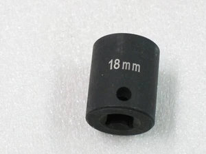 Cornwell Blue Power 18mm 3/8" Drive 6 Point Shallow Impact Socket CBP1212M - Foto 1 di 4