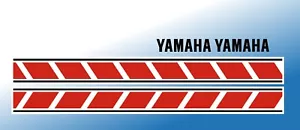 Yamaha Tank Graphics speed block stickers decals transfers 1000mm stripes - Picture 1 of 2