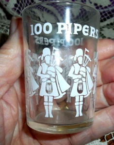 Vintage SEAGRAM'S SCHNAPSGLAS 100 PFEIFER Souvenir 2,7”T - Bild 1 von 3