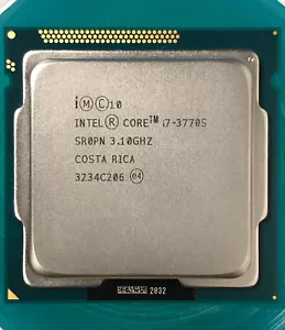 Intel Core i7-3770S 3.1GHz 65W 4-core 8MB LGA1150 CPU processor - Picture 1 of 1
