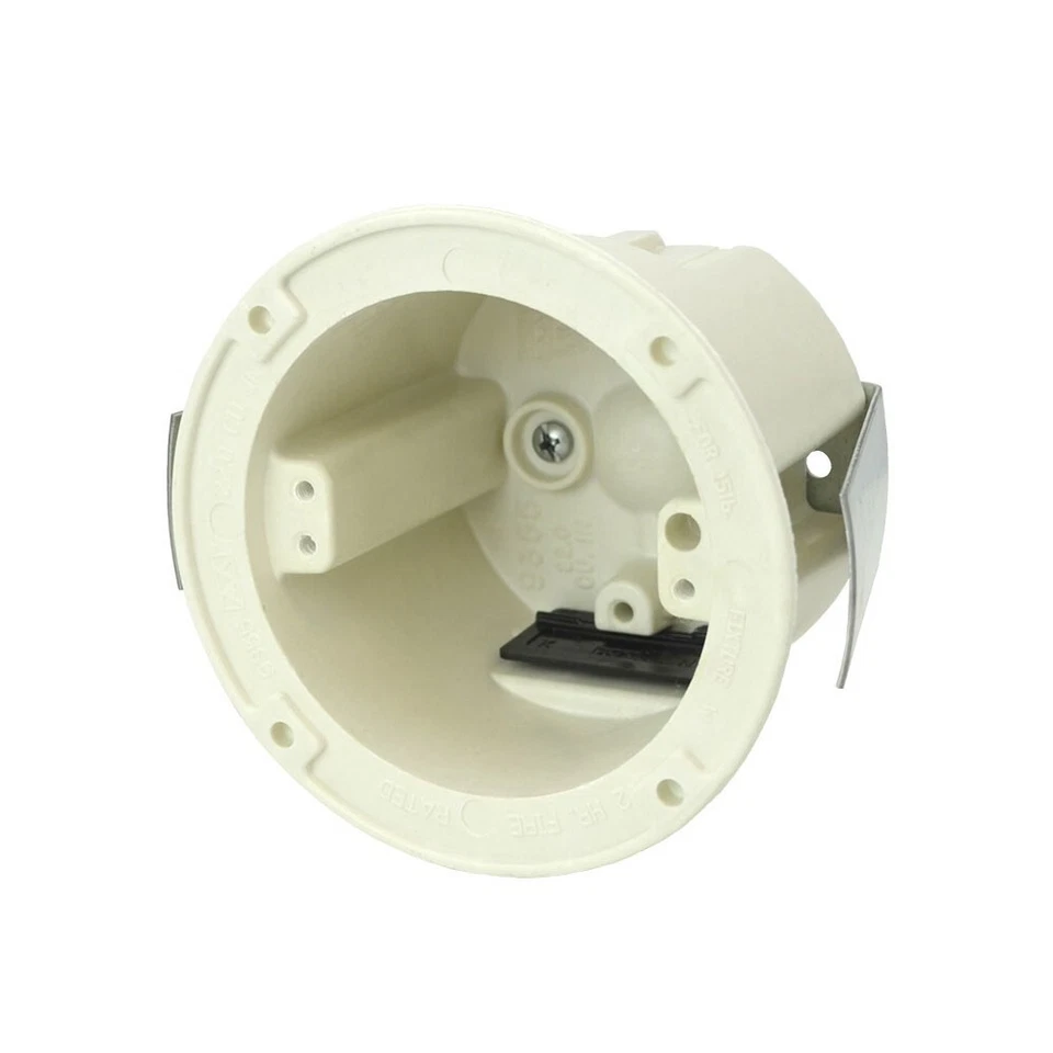 ALLIED MOULDED Allied 9355-SK 3.5'' Diameter Round Fixture Support Box with Snap Bracket