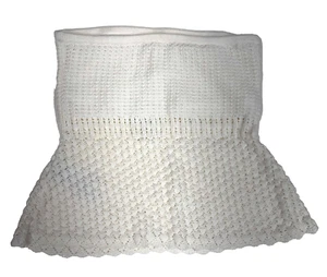 NWT Hollister Crochet-Style Strapless Sweater Tube Top Size Medium White - Picture 1 of 8