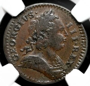 GREAT BRITAIN King George III 1773 AD England, 1760-1820 Farthing 1/4p, NGC VF30 - Picture 1 of 5