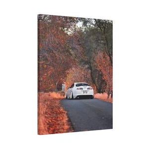 Toyota Supra MK4 High Resolution Museum Quality Vertical Car Canvas Print #007 - Picture 1 of 10