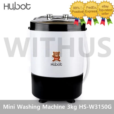 DAEWOONG HU&BOT Mini Washing Machine 3kg HS-W3150G IPX4 AC 220V - Fedex - Image 1 of 4
