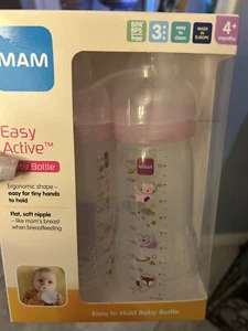 MAM Easy Active Baby Bottle 11oz, Easy Switch Between Breast and Bottle, Easy... - Picture 1 of 3