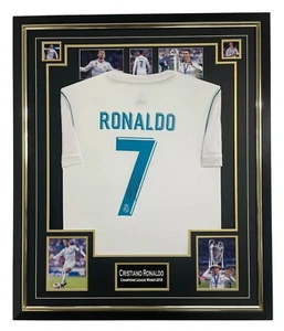 NEW Framed Ronaldo of Madrid Signed Shirt Autographed Jersey - Picture 1 of 5