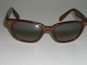 VUARNET Px FRANCE 088 DOUBLE-GRADIENT MIRROR DEEP BROWN CRYSTAL SUNGLASSES MINT - Picture 1 of 8