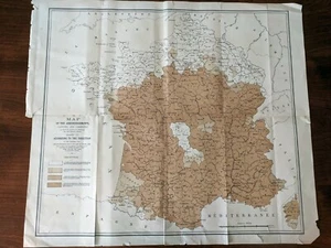 France Arrondissements with Phylloera French Wine Map c. 1898 - Bild 1 von 8