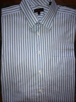 Camisa Para Hombres Ben Sherman Manga Larga Botón Delantero Talla 17 34-35 XL Foto 1 de 2