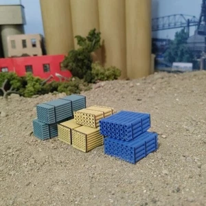 Custom Built 1/87 HO Scale Set of 5 Sewer Pipe Bundles. 3D Printed Models - Picture 1 of 6