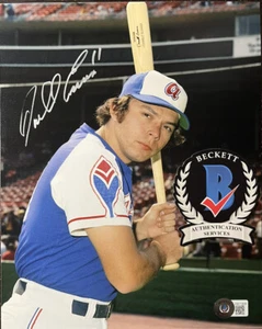 DARRELL EVANS SIGNED 8X10 PHOTO ATLANTA BRAVES AUTOGRAPH B BECKETT BAS COA - Picture 1 of 1
