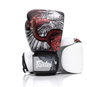 Fairtex Beauty of Survival Boxing Gloves Muay Thai Mens Sparring Fight - Picture 1 of 6