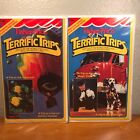 TERRIFIC TRIPS Fisher Price VHS - Lot of 2: Aquarium/Hot Air, Firehouse/Magic