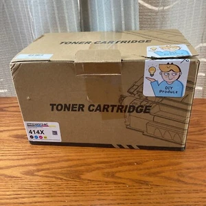 DIY Product 414X - 4 Pack - Printer Toner Cartridges - HTF414XS13-NC - Picture 1 of 3
