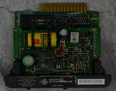 CPU GE Fanuc IC610CPU105A con módulo 1K/RAM Foto 1 de 3
