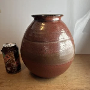 Studio Art Pottery Signed Unknown To Me Large - Picture 1 of 12