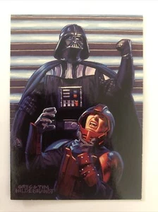 Star Wars Shadows Of The Empire 1996 Topps Trading Card Vader Seethes Over Luke - Picture 1 of 2