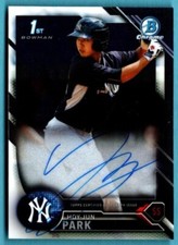 2016 Bowman Chrome  Autograph Auto  Hoy-Jun Park Card # BCPA-HJP