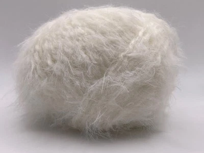 Cream Merino Fur 82441 Ice Yarns  Superwash Merino Wool & Nylon 50gr 164yds - Image 1 of 4
