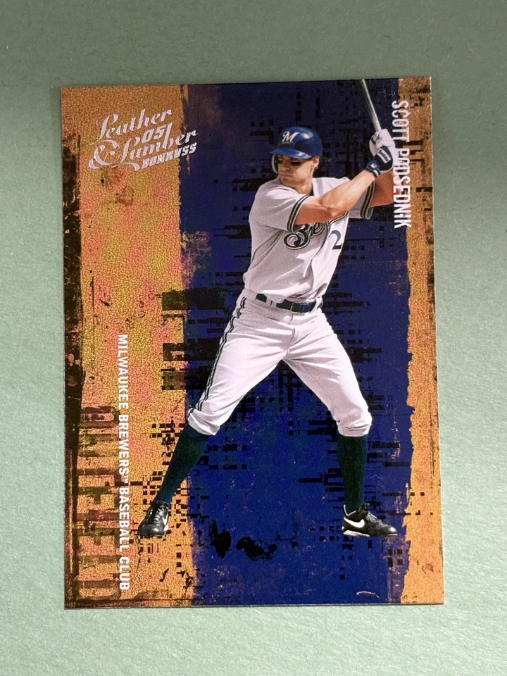 Scott Podsednik 2005 Donruss Leather & Lumber Milwaukee Brewers #119 EE377 - Image 1 of 2