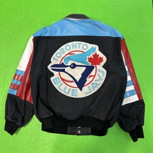 Vintage Toronto Blue Jays Jacket Mens Large MLB Baseball Jeff Hamilton 90s - Picture 1 of 17