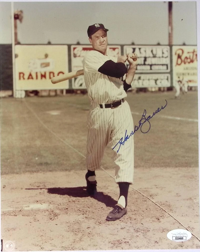 Hank Bauer Yankees Signed Autographed 8x10 Photo JSA Authentic - Image 1 of 1