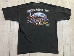 Camiseta Vintage Años 90 Estación Espacial Internacional Puntada Única Talla XL - Imagen 1 de 9