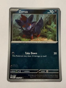❤️‍🔥Pokemon Zorua Card 061/086 Master Ball S&V White Flare❤️‍🔥 - Picture 1 of 2