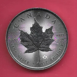 2025 CANADIAN MAPLE LEAF   .9999 SILVER ROUND - Picture 1 of 2